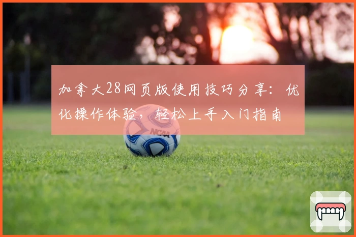 加拿大28网页版使用技巧分享：优化操作体验，轻松上手入门指南